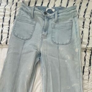Women's Light Wash Blue Jeans